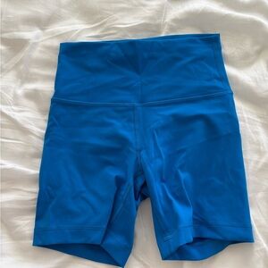 lululemon athletica Vibrant Blue Athletic Shorts
